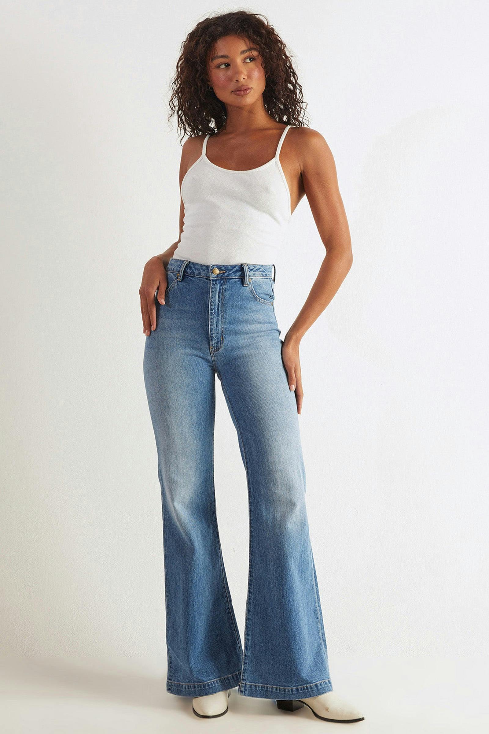 Buy Eastcoast Flare - Karen Blue Online | Rollas Jeans