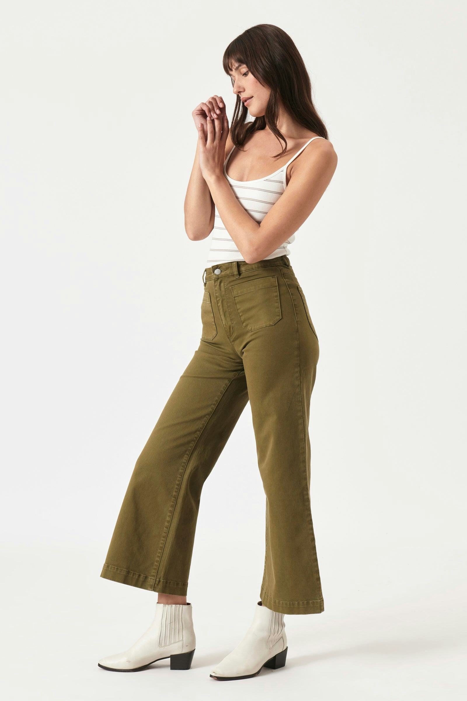 Buy Sailor Jean - Army Green Online | Rollas Jeans
