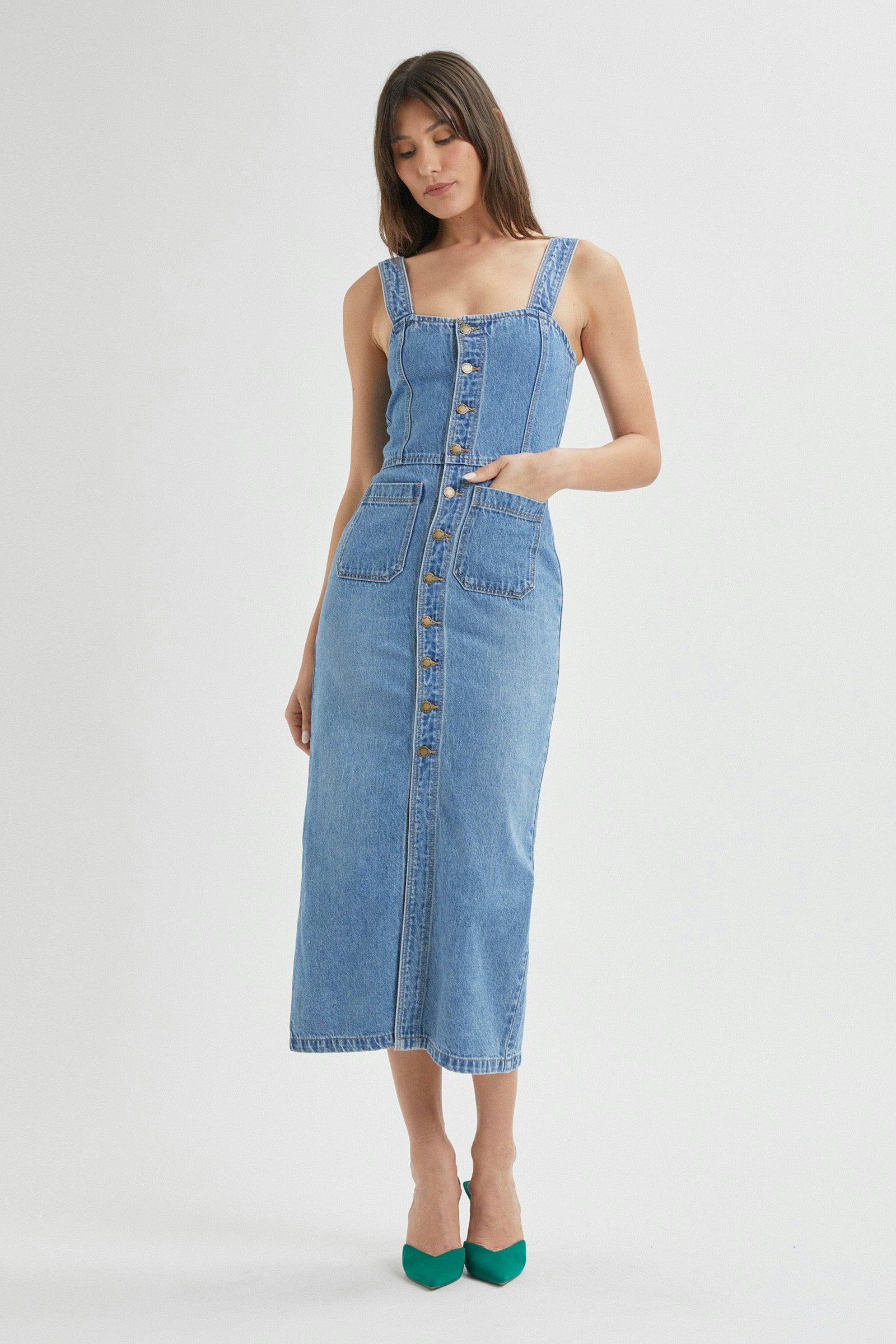 Buy Sailor Dress - Azure Online | Rollas Jeans