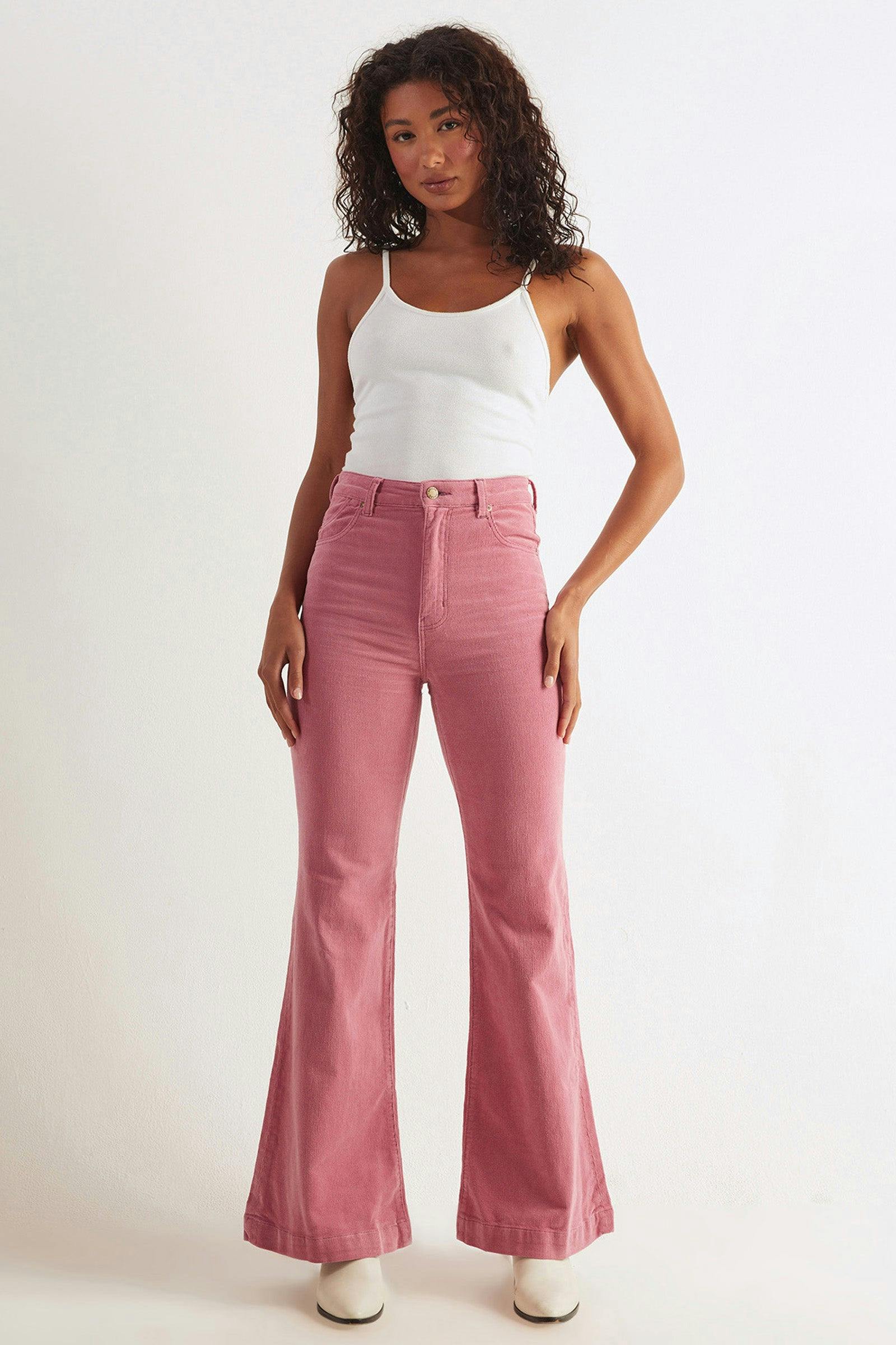 Buy Eastcoast Flare - Lilac Cord Online | Rollas Jeans