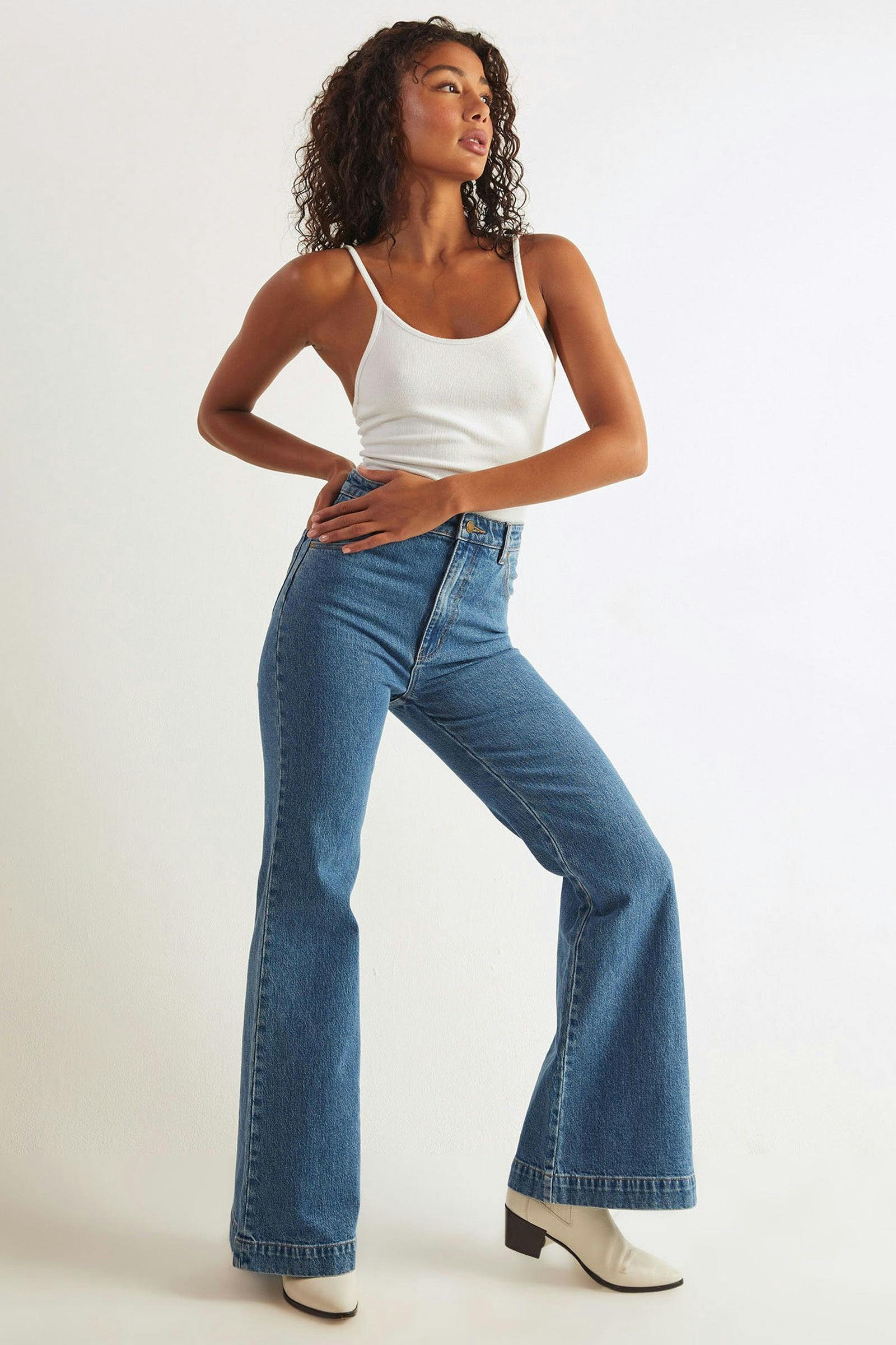 Buy Eastcoast Flare - Sadie Blue Online | Rollas Jeans